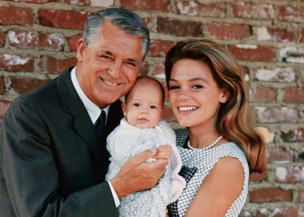 1966: Grant becomes a father
